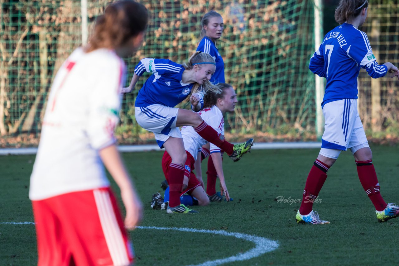 Bild 114 - B-Juniorinnen Hamburger SV - Holstein Kiel : Ergebnis: 0:1